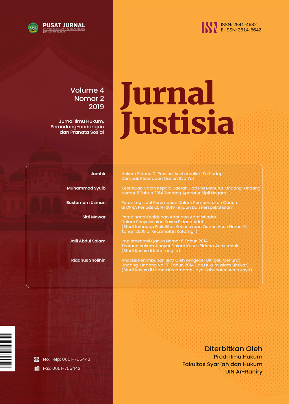 					View Vol. 4 No. 2 (2019)
				